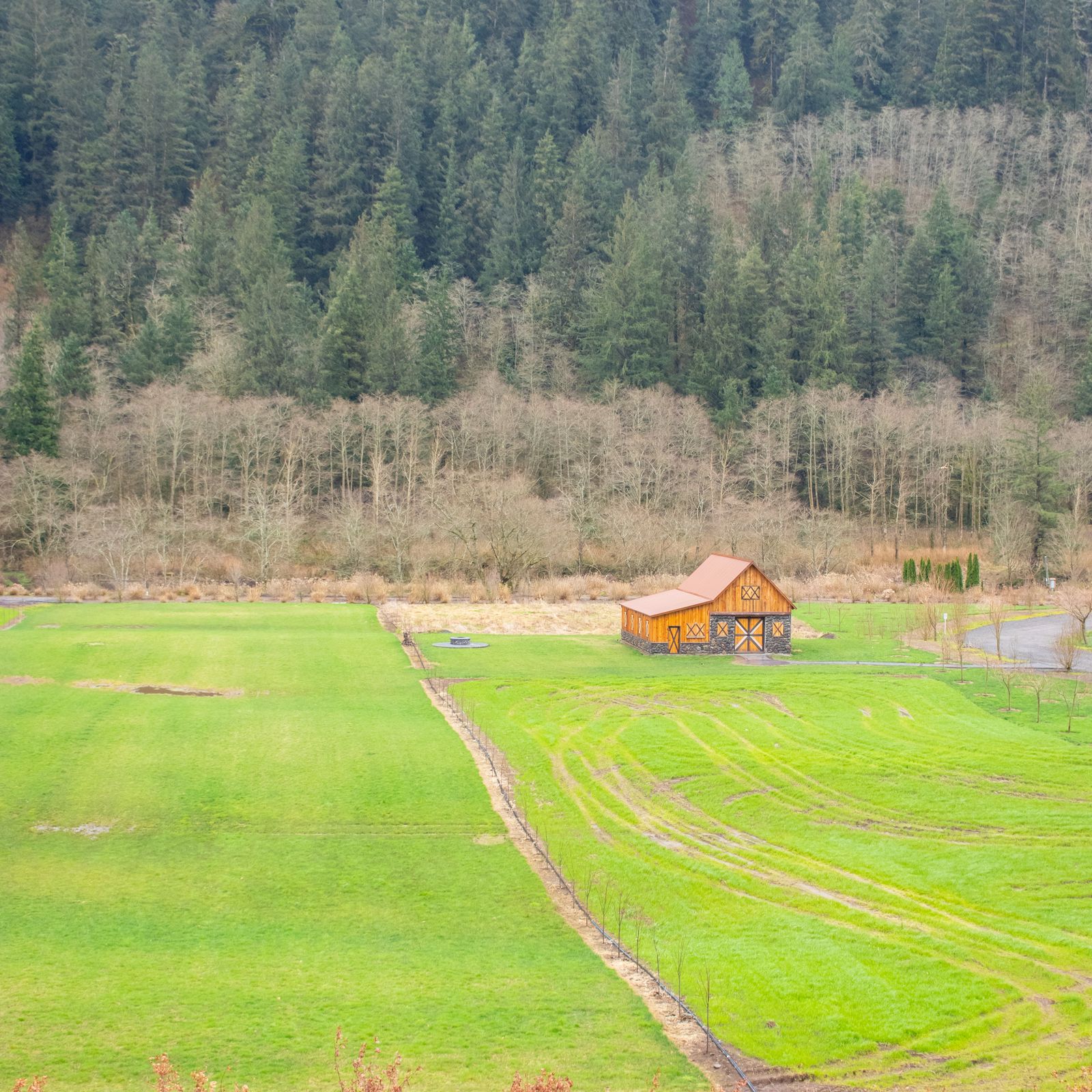 Rural farm valley in Southern Oregon